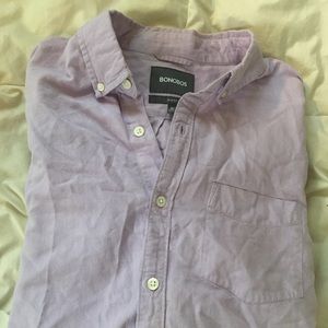 Bonobos Purple Longsleeve Buttonup